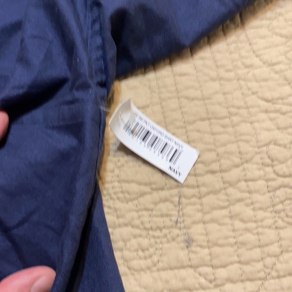 Men’s short sleeve dress shirt navy blue cotton material - Picture 5 of 5